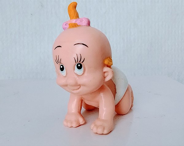 Miniatura PVC bebê Herman Disney Amblin 1987 5cm