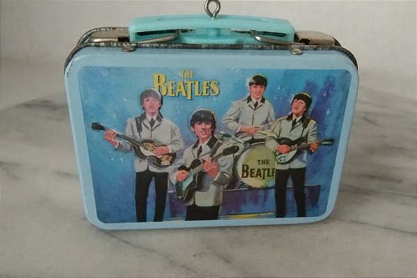 Mini Lata ornamental  Os Beatles enfeite natal, Apple Corps Ltd 2012