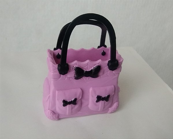 Acessório de Boneca Monster High bolsa lilás Catrine deMew New Scaremester