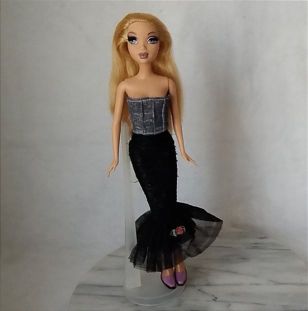 Barbie My Scene Kennedy , pescoço com dano, roupa parcialmente customizada