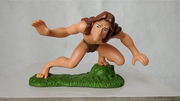 Miniatura Disney Burroughs Tarzan  com base 6x11x4 cm