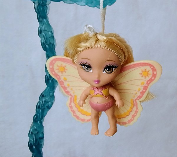 Mini fada borboleta Flutterpixie  6 cm, coleção Barbie mariposa mattel 2005