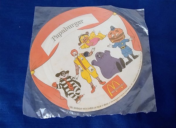 Disco compacto Papaburger McDonald's 1992 lacrado