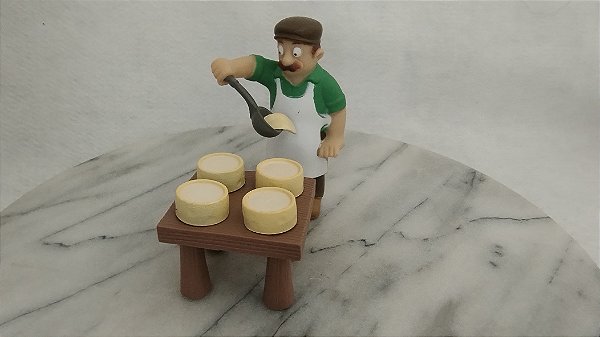 Boneco queijeiro da coleção Animais da fazenda, de Agostini 2014