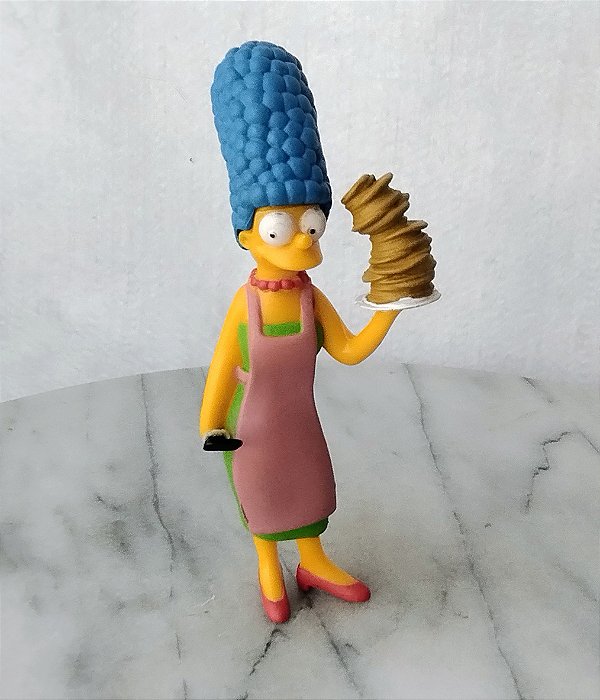 Boneca estatica Marge Simpson 12 cm, Fox 2007