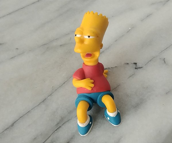Boneco estatico Bart Simpson sentado 7 cm Fox 2007