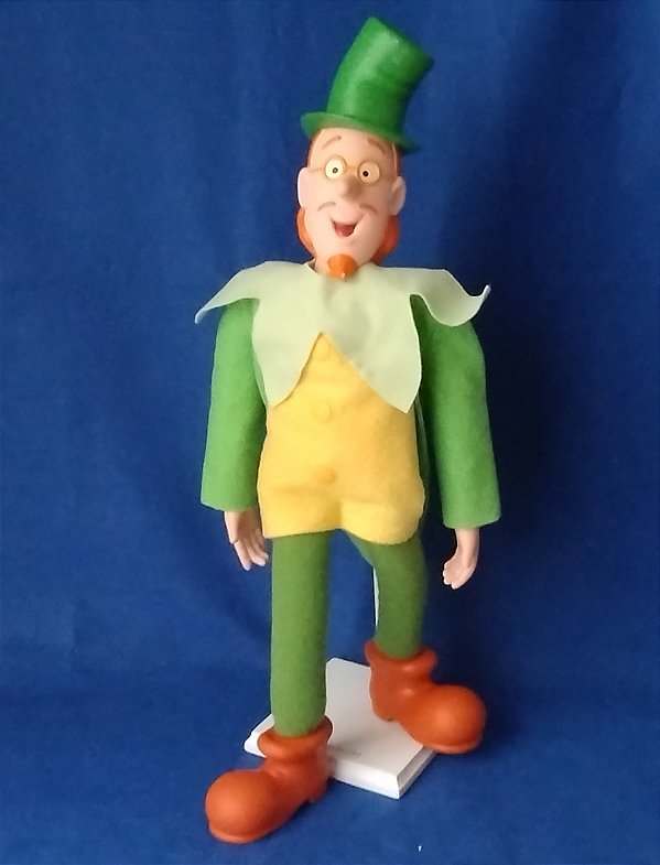 Boneco Visconde de  Sabugosa do Sitio do.pica pau amarelo, 55 cm de altura, marca Grow