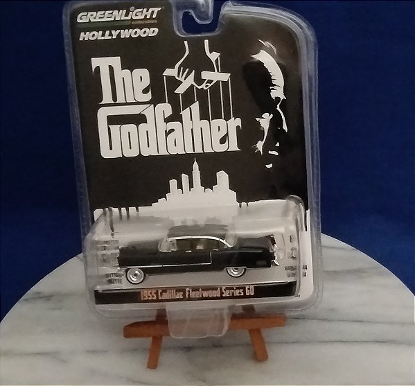 Miniatura de metal Greenlight 2016 ,Cadillac Fleetwood series 60 do Poderoso Chefão, the Godfather, 9 cm, novo, lacrado