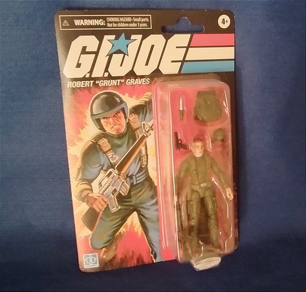 G I Joe Grunt coleção Retro Hasbro 2021 novo, lacrado