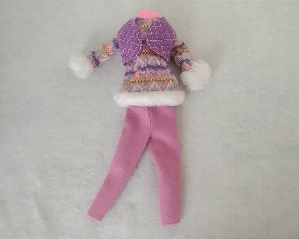 Roupa para boneca Barbie Esqui anos 90 mattel