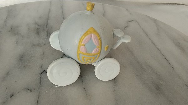 Miniatura em PVC carruagem da Cinderela 6cm Disney Aplause
