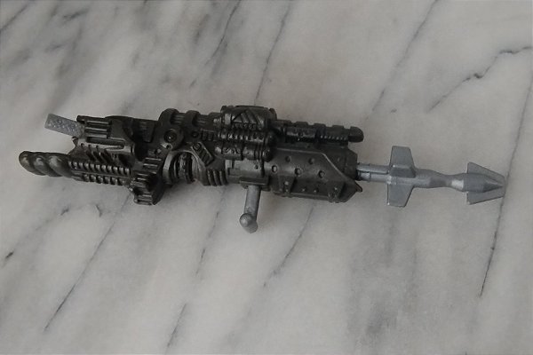 Acessório de boneco GI Joe Extreme Iron Klaw lançador de missel