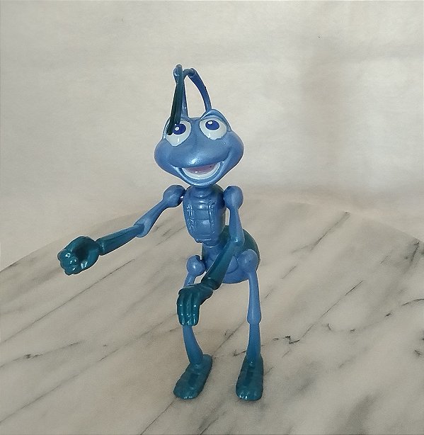 Formiga Flik articulada 13cm+antenas de Vida de inseto Disney , Mattel 1998