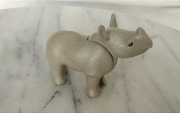 Playmobil, filhote de rinoceronte articulado