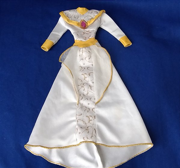 Vestido de noiva somente da princesa Jasmine di Aladim, Disney 1996