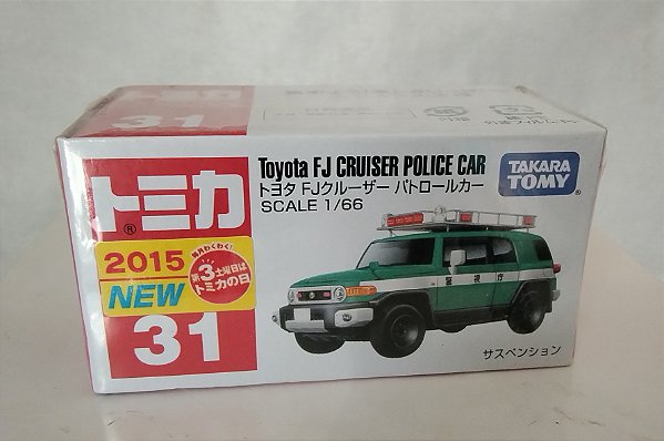 Miniatura Tomica de Takara Tomy # 31 Cruiser da Policia, nova, lacrada