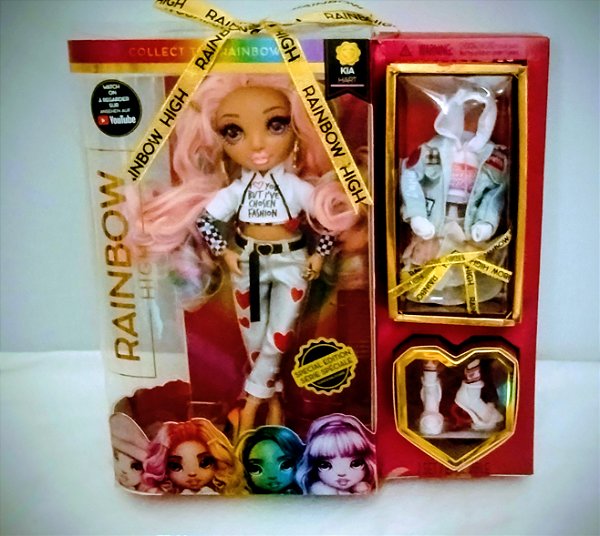 Boneca Rainbow High Kia Hart. MGA, 2021, edição especial, nova,lacrad