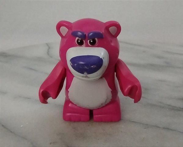 Lego Duplo 2009 minifigura Urso Lotso rosa toy story 3 Disney/ Pixar
