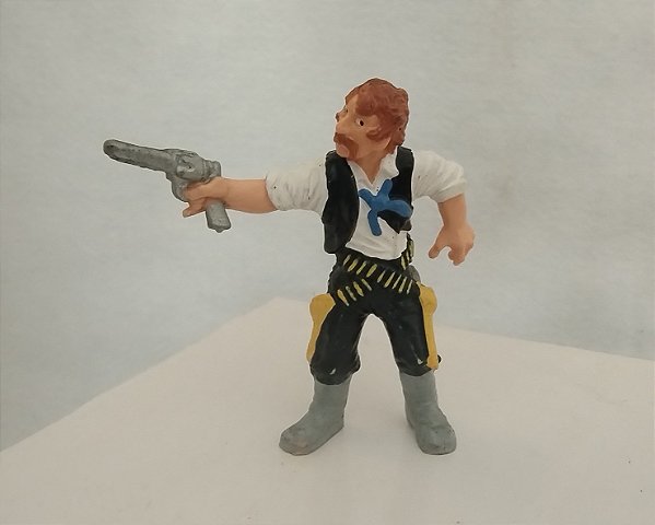 Miniatura em vinil PVC Cowboy velho oeste bullyland 7cm