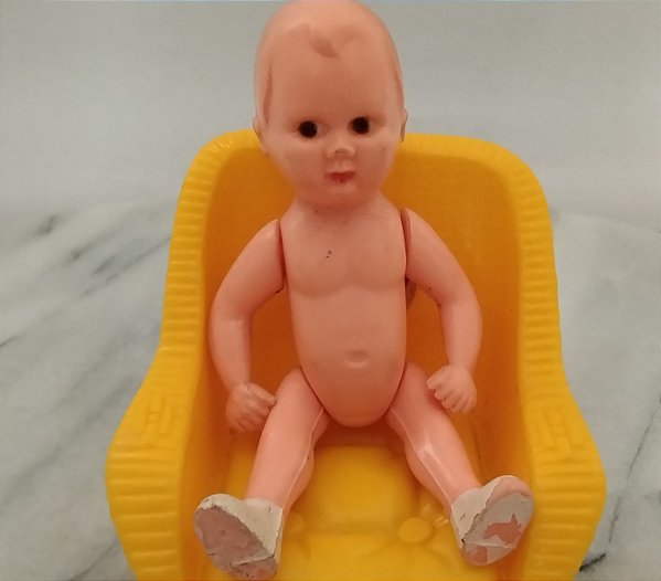 Anis 60 ou 70 boneca de plástico articulada Estrela, 7,5 cm