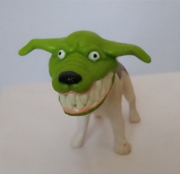 De 1997 Cachorro Jack Russell Milo , com mascara, 7 cm de comprimento da série animada O Máskara