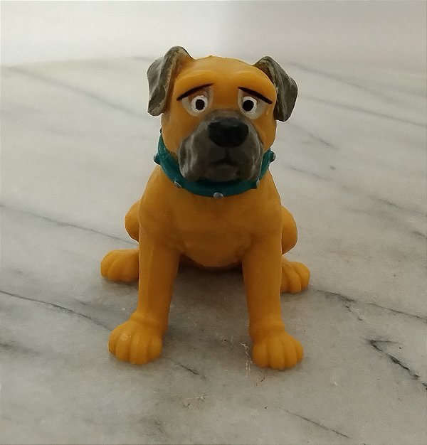 Filhote de cachorro Mastim sentado, 4,5 cm do 101 dálmatas Disney, coleção McDonald's 2002