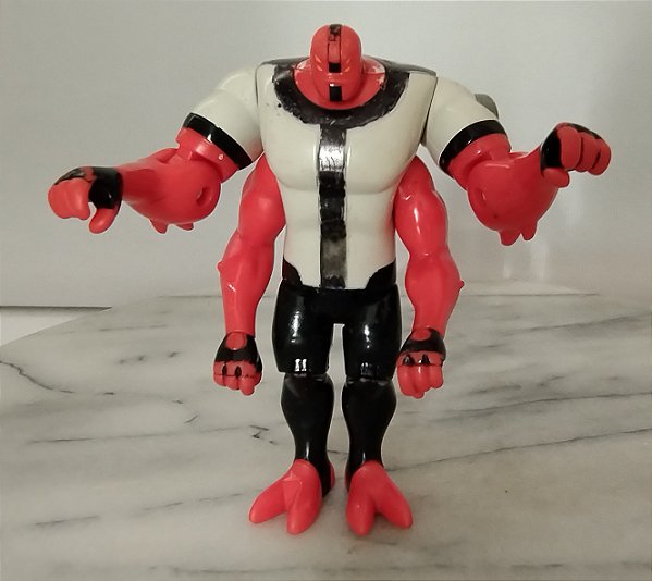 Figura de ação articulada 4 braços da coleção Ben 10, Bandai 2006, 10.cm