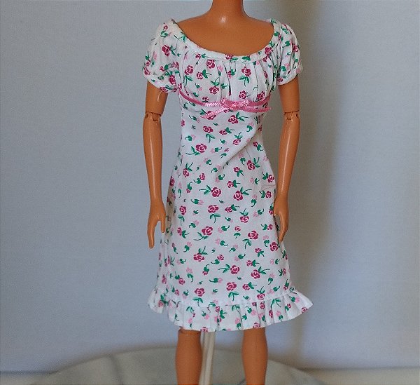 Vestido somente da Barbie Fashion avenue , pretty picnic , de cartela, mattel 1996