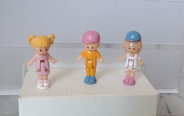 Polly pocket 2,5 cm dos anos 90 da Bluebird, lote de 3
