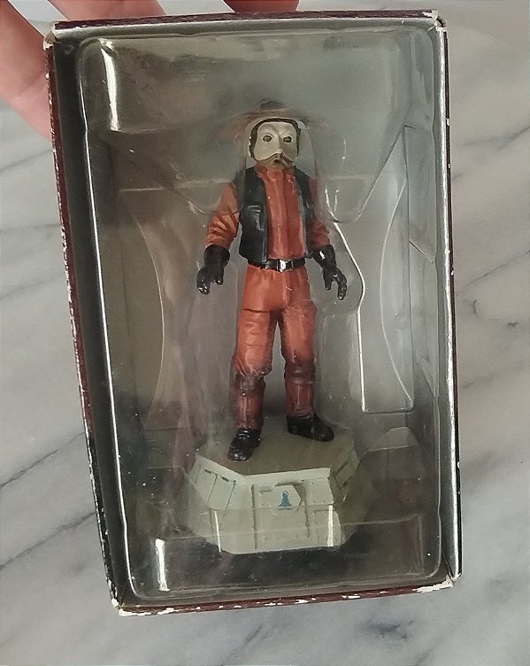 Boneco de chumbo Sullustan do Star Wars coleção de Agostini de 2013