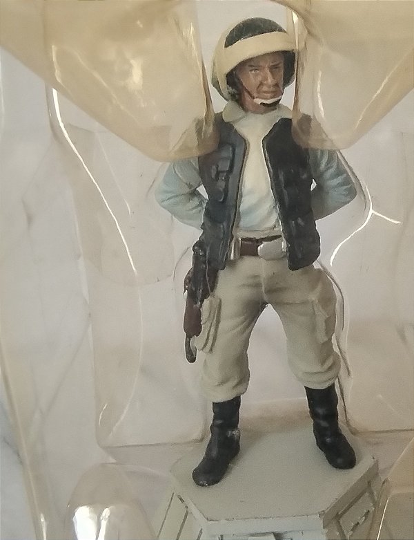 Boneco de Chumbo Rebel soldier do star Wars, coleção de Agostini de 2012, 8 cm