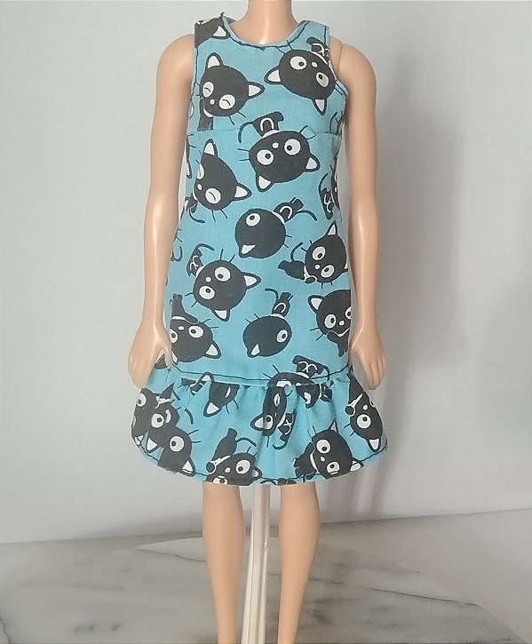 Vestido azul Chococat da Barbie Hello kitty deluxe Fashion 2018, sem acessórios de