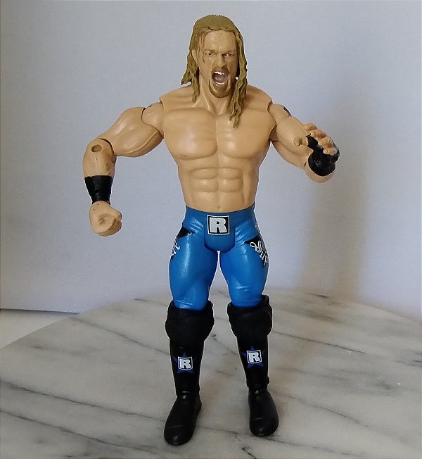 Boneco articulado lutador WWE Edge, 18 cm ,Jakks Pacific 2004