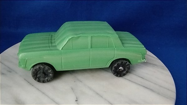 Ford corcel de plástico soprado Ford Corcel verde com listras, 19 cm, marca Joreal