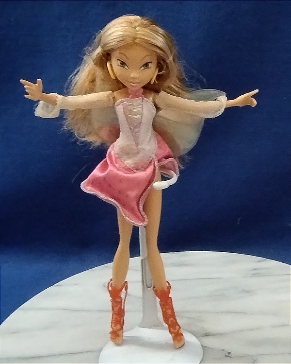 Boneca Winx club Flutter Magic Flora , Mattel 2004, 23 cm