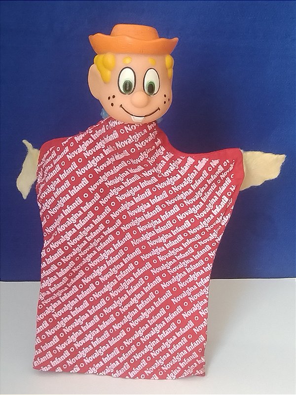 Fantoche Nalle Nil promotional Novalgina Infantil do Zé Bento da Turma da Monica 28 cm