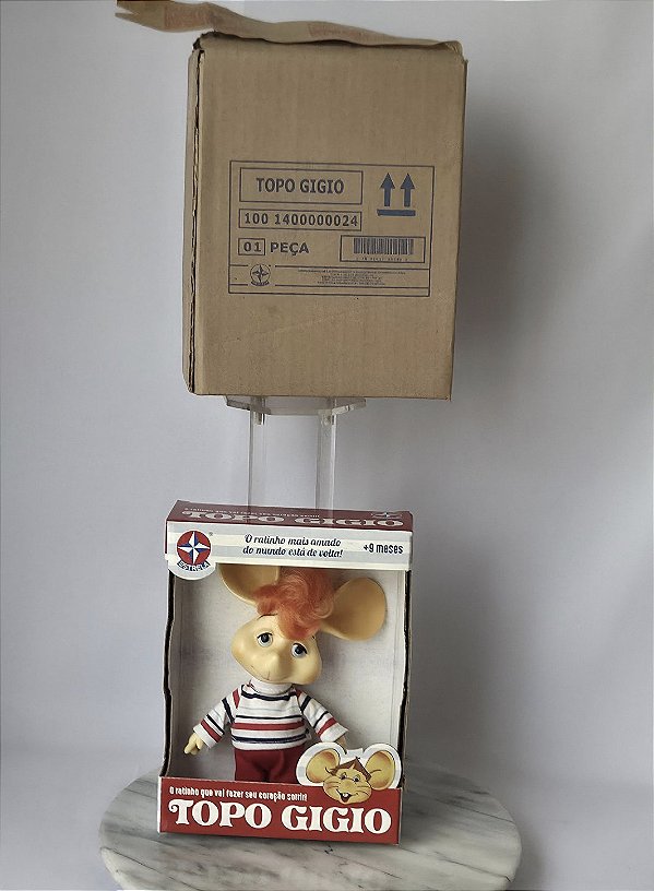 Topo gigio relançamento da Estrela 20 cm.novo, lacrado
