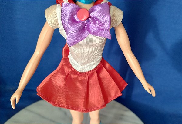Vestido vintage boneca Sailor Mars da coleção Sailor Moon