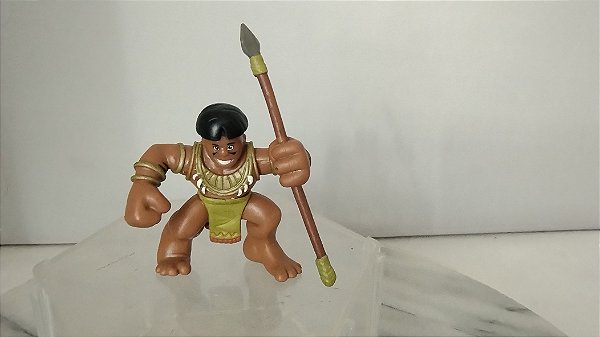 Boneco guerreiro tribal de Indiana Jones, coleção Adventure heroes da Disney, 6 cm, Hasbro 2008
