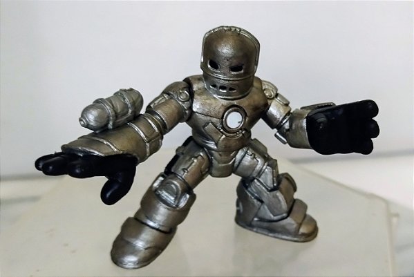 Boneco homem de ferro Mark I , Marvel super hero squad, 6 cm, Hasbro 2008i