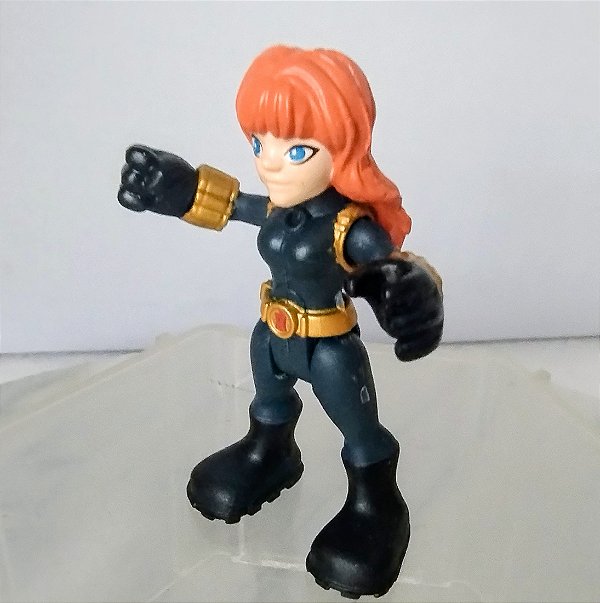 Bo eca Viuva Negra dos Vingadores, Marvel Super hero Squad ,. 6,5 cm , Hasbro 2013