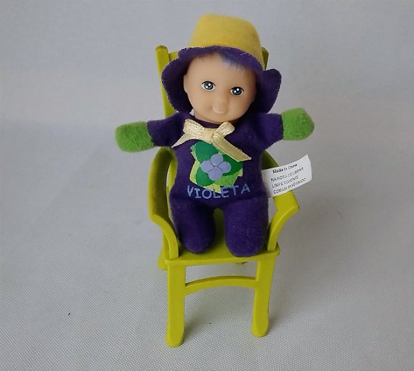 Boneca Fofolete flores Violeta 7 cm da Estrela 3004