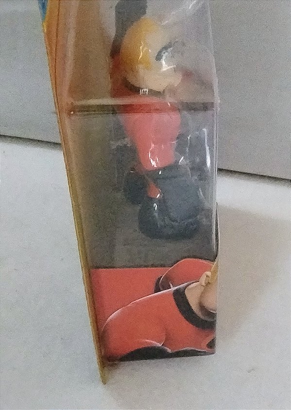 Bonecos Sr Incrível e Zeze do desenho Os Incríveis 2 Disney Pixar, 9 e 5 cm, Jakks, novi, lacrado