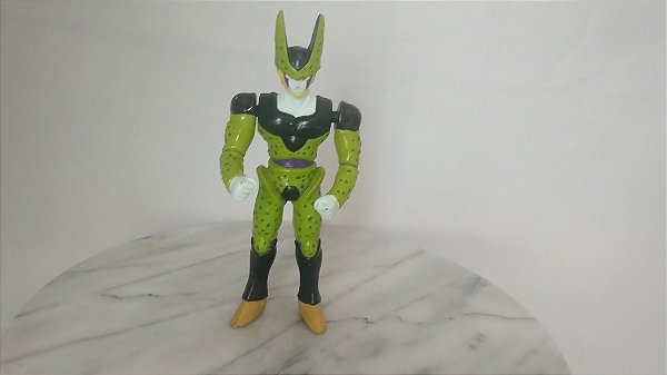 Boneco bracos articulados Cell do Dragon Ballz 17 cm Bandai 1996
