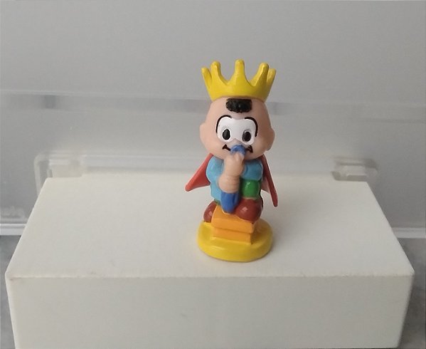 Miniatura de 3 cm Cascão Rei ,turma da Monica, coleção Conto de fadas 2002 / 2003