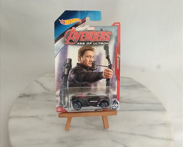 Miniatura de metal Marvel Age of Ultron 2014 veiculo Growler do Hawkeye / gavião arqueiro, novo, lacrado