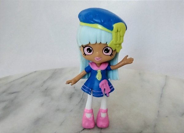 Boneca Rainbow Beach Popsi Blue lil Shoppie , 8 cm, sem acessorios, marca Moosr