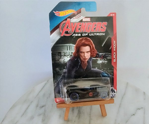 Miniatura de metal Hot Wheels Marvel Avengers Angel da Viúva Negra, nova, lacrads