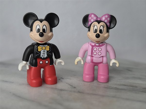 Lego duplo bonecos Mickey e Minnie da Disney