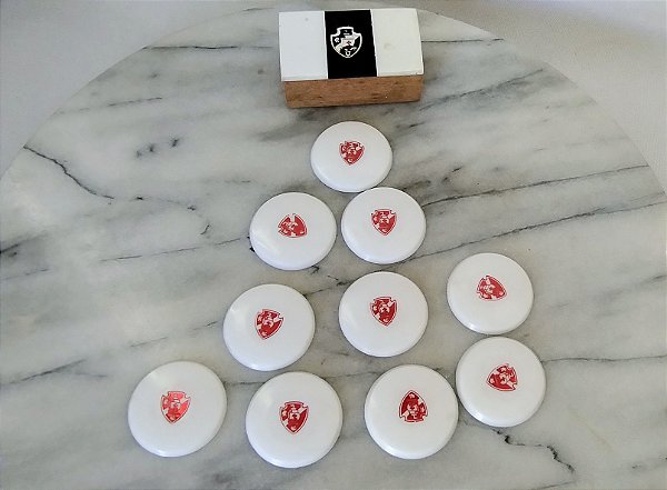 Futebol de botão 4 cm , jogo de 10+1 Vascoi